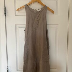 Wilfred - Taupe/Grey Linen Dress